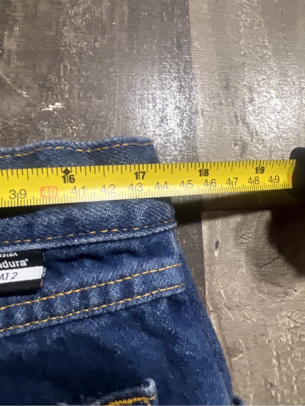 SteelGuard NFPA 2112 FR Men’s Blue Denim CAT 2 36x28 lot of 2 - Picture 8 of 12